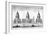 St Paul's Cathedral, London, 1742-null-Framed Giclee Print