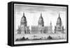 St Paul's Cathedral, London, 1742-null-Framed Stretched Canvas