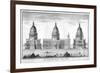 St Paul's Cathedral, London, 1742-null-Framed Giclee Print