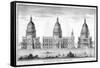 St Paul's Cathedral, London, 1742-null-Framed Stretched Canvas