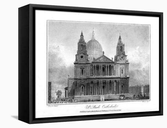 St Paul's Cathedral, London, 1804-Reeve-Framed Stretched Canvas