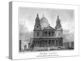 St Paul's Cathedral, London, 1804-Reeve-Stretched Canvas