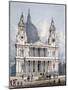 St Paul's Cathedral, London, 1810-George Shepherd-Mounted Giclee Print