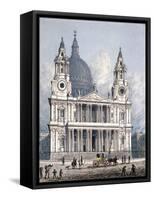 St Paul's Cathedral, London, 1810-George Shepherd-Framed Stretched Canvas
