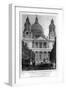 St Paul's Cathedral, London, 1816-JC Varrall-Framed Giclee Print