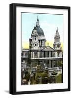 St Paul's Cathedral, London, 20th Century-null-Framed Premium Giclee Print