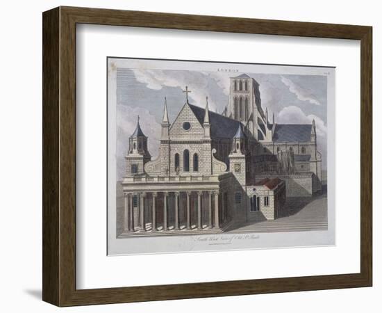 St Paul's Cathedral, London, C17th Century-John Chapman-Framed Giclee Print