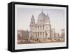 St Paul's Cathedral, London, C1855-Charles Riviere-Framed Stretched Canvas