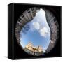 St. Paul's Cathedral, London, England (Fisheye View)-Jon Arnold-Framed Stretched Canvas