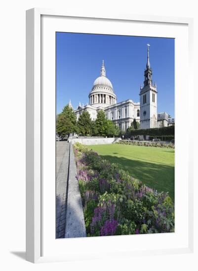 St. Paul's Cathedral, London, England, United Kingdom, Europe-Markus Lange-Framed Photographic Print