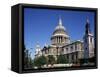 St. Paul's Cathedral, London, England, United Kingdom-Charles Bowman-Framed Stretched Canvas