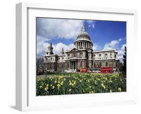 St. Paul's Cathedral, London, England, United Kingdom-Walter Rawlings-Framed Photographic Print