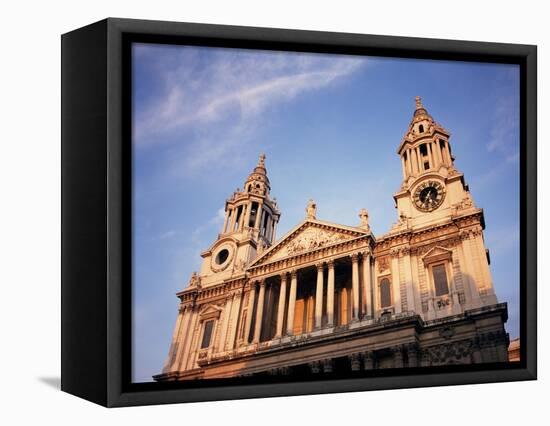 St. Paul's Cathedral, London, England, United Kingdom-Charles Bowman-Framed Stretched Canvas