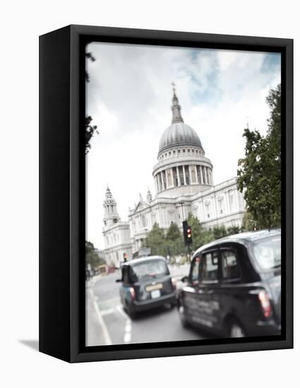 St, Paul's Cathedral, London, England-Jon Arnold-Framed Stretched Canvas