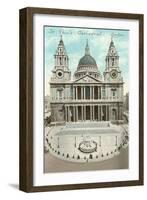 St. Paul's Cathedral, London, England-null-Framed Art Print