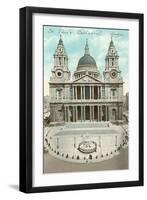 St. Paul's Cathedral, London, England-null-Framed Art Print