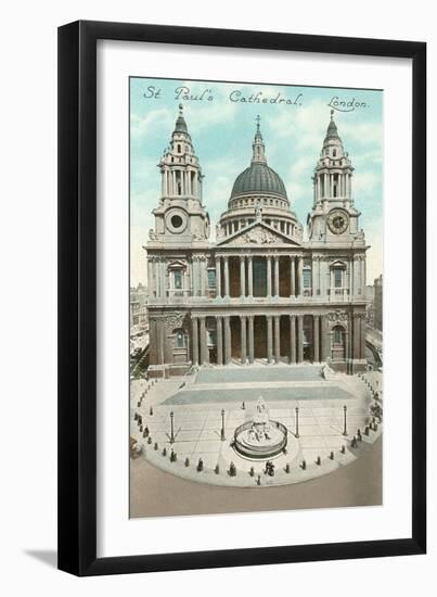 St. Paul's Cathedral, London, England-null-Framed Art Print