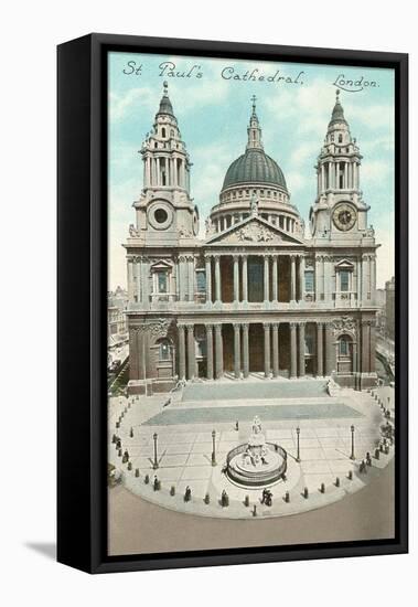 St. Paul's Cathedral, London, England-null-Framed Stretched Canvas