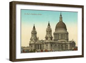 St. Paul's Cathedral, London, England-null-Framed Art Print