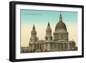 St. Paul's Cathedral, London, England-null-Framed Art Print