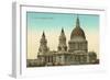 St. Paul's Cathedral, London, England-null-Framed Art Print