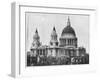 St Paul's Cathedral, London, Late 19th Century-John L Stoddard-Framed Giclee Print