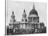 St Paul's Cathedral, London, Late 19th Century-John L Stoddard-Stretched Canvas