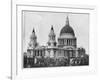 St Paul's Cathedral, London, Late 19th Century-John L Stoddard-Framed Giclee Print