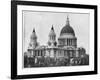 St Paul's Cathedral, London, Late 19th Century-John L Stoddard-Framed Giclee Print