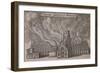 St Paul's Cathedral, London, on Fire, 1666-Wenceslaus Hollar-Framed Giclee Print