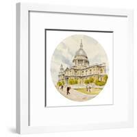 St Paul's Cathedral - London-Malcolm Greensmith-Framed Art Print