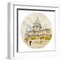 St Paul's Cathedral - London-Malcolm Greensmith-Framed Art Print