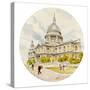 St Paul's Cathedral - London-Malcolm Greensmith-Stretched Canvas