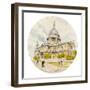 St Paul's Cathedral - London-Malcolm Greensmith-Framed Art Print