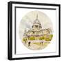 St Paul's Cathedral - London-Malcolm Greensmith-Framed Art Print