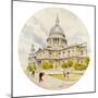 St Paul's Cathedral - London-Malcolm Greensmith-Mounted Art Print