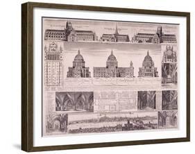 St Paul's Cathedral, London-David Loggan-Framed Giclee Print