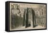 St Paul's Cathedral, London-Wenceslaus Hollar-Framed Stretched Canvas