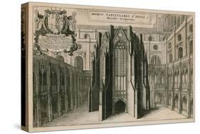 St Paul's Cathedral, London-Wenceslaus Hollar-Stretched Canvas