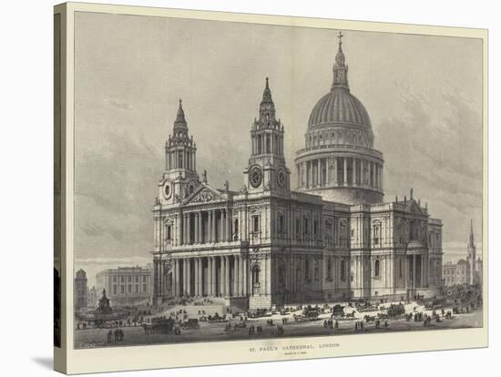 St Paul's Cathedral, London-Samuel Read-Stretched Canvas