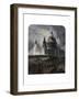 St Paul's Cathedral on Thanksgiving Day, 1872-null-Framed Premium Giclee Print