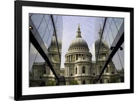 St. Paul's Cathedral Taken from the One New Change Shopping Complex in the City of London-John Woodworth-Framed Photographic Print