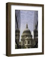 St. Paul's Cathedral Taken from the One New Change Shopping Complex in the City of London-John Woodworth-Framed Photographic Print