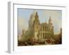 St. Paul's Cathedral with the Lord Mayor's Procession, 1836-David Roberts-Framed Giclee Print