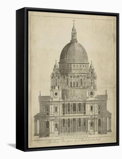 St. Paul's Cathedral-null-Framed Stretched Canvas