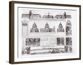 St. Paul's Cathedral-David Loggan-Framed Giclee Print