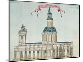 St. Paul's Cathedral-Robert Morden-Mounted Giclee Print