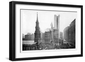 St. Paul's Chapel, 1911-Moses King-Framed Photo