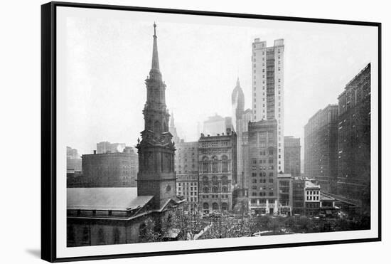 St. Paul's Chapel, 1911-Moses King-Framed Stretched Canvas