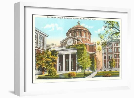 St. Paul's Chapel, Columbia University, New York City-null-Framed Art Print
